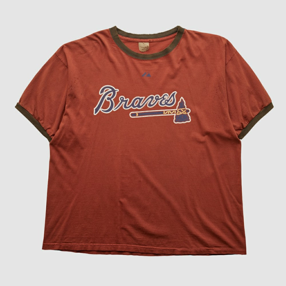 Atlanta Braves 2000s T-shirt - Red - XVintage T-shirts