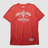 Philadelphia Phillies Majestic 2000s T-shirt - Red - Vintage T-shirts