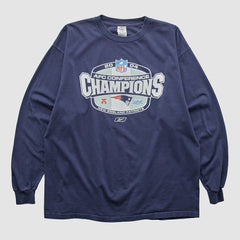 New England Patriots Delta 2004 Long Sleeve T-shirt - Navy T-shirts