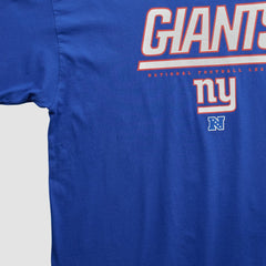 New York Giants NFL 2010s Long Sleeve T-shirt - Blue T-shirts