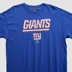 New York Giants NFL 2010s Long Sleeve T-shirt - Blue T-shirts