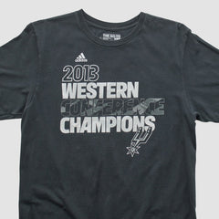 San Antonio Spurs 2013 T-shirt Black Vintage - Adidas