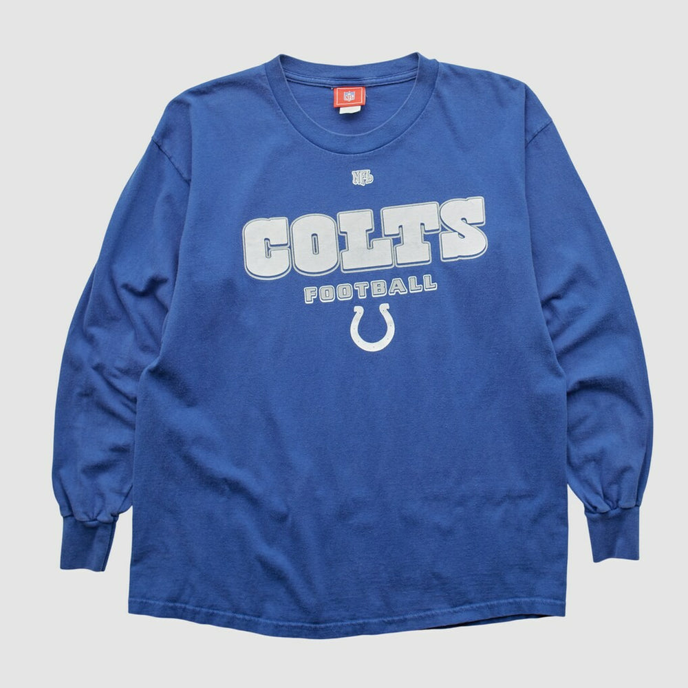 Indianapolis Colts NFL 2000s Long Sleeve T-shirt - Blue T-shirts