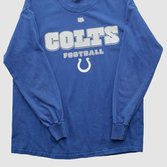 Indianapolis Colts NFL 2000s Long Sleeve T-shirt - Blue T-shirts