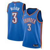 Jared McCain Oklahoma City Thunder Unisex Swingman Jersey Icon Edition Blue - Nike
