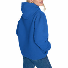 Kansas City Royals Starter Women's Lace Team Lockup Fleece Hoodie - Royal Hoodies