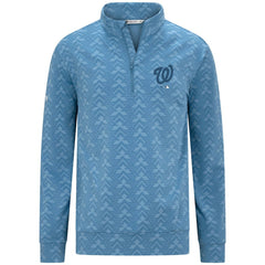 Washington Nationals Levelwear Chameleon Quarter-Zip Pullover - Blue Pullover