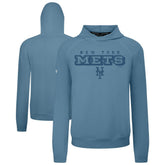 New York Mets Levelwear Mandate Tri-Blend Hoodie - Blue Hoodies