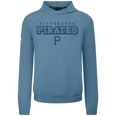 Pittsburgh Pirates Levelwear Mandate Tri-Blend Hoodie - Blue Hoodies