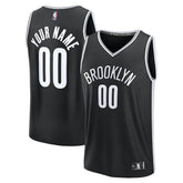 Brooklyn Nets Fast Break Custom Jersey Icon Edition Black - Fanatics