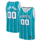 Charlotte Hornets Fast Break Custom Jersey Icon Edition Teal - Fanatics