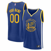 Golden State Warriors Fast Break Custom Jersey Icon Editi- Royal - Fanatics