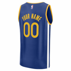 Golden State Warriors Fast Break Custom Jersey Icon Editi- Royal - Fanatics