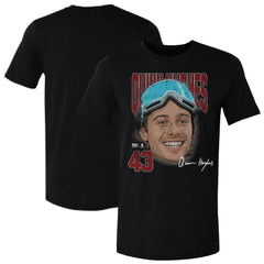 Quinn Hughes US Men's Hockey 500 Level Goggles T-Shirt - Black | US 203959023