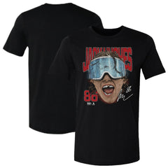 Jack Hughes US Men's Hockey 500 Level Goggles T-Shirt - Black | US 203959024