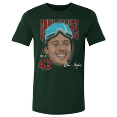 Quinn Hughes US Men's Hockey 500 Level Goggles T-Shirt - Forest Green | US 203959025