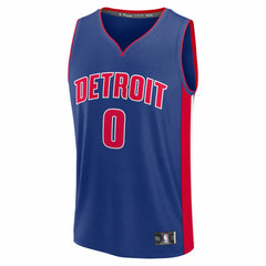 Jalen Duren Detroit Pistons Fast Break Replica Jersey Icon Editi- Blue - Fanatics