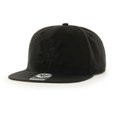 Anaheim Ducks '47 No Shot Captain Snapback Hat - Black | US 203972603