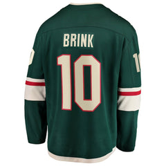 Bobby Brink Minnesota Wild Fanatics Home Breakaway Jersey - Green | US 203981535