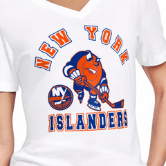 New York Islanders Starter Women's Tough Puck T-Shirt - White | US 203995161