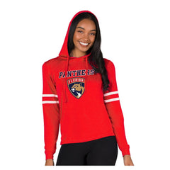 Florida Panthers Concepts Sport Women's Marathon Long-Sleeve Hooded T-Shirt - Red | US 203995272