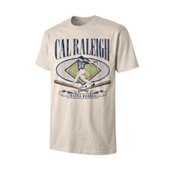 Cal Raleigh BreakingT Diamond Standout T-Shirt - Natural T-shirts