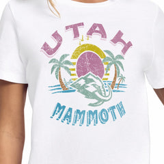 Utah Mammoth Starter Women's Tonal Beach T-Shirt - White | US 204013636