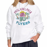 Philadelphia Flyers Starter Women's Tonal Beach Hoodie - White | US 204013663