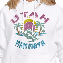 Utah Mammoth Starter Women's Tonal Beach Hoodie - White | US 204013664