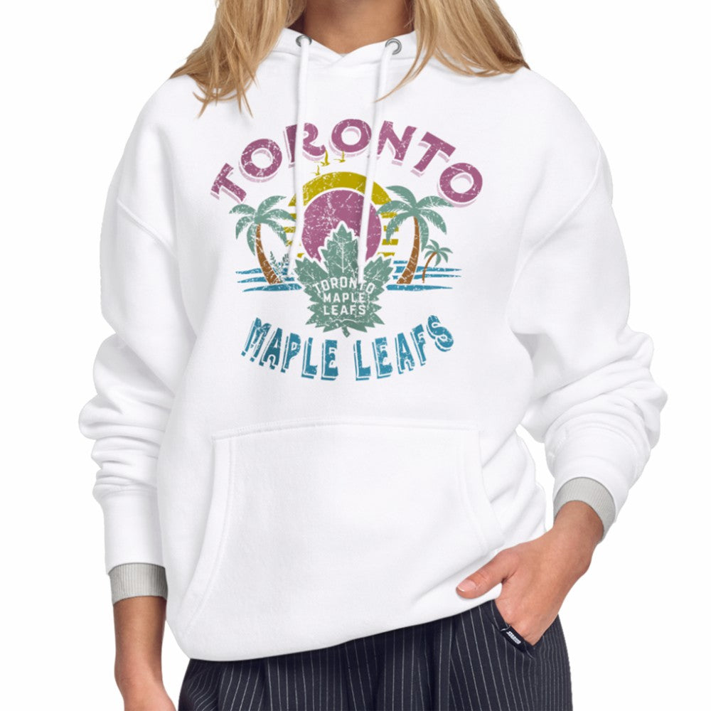 Toronto Maple Leafs Starter Women's Tonal Beach Hoodie - White | US 204013670