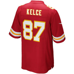 Travis Kelce Kansas City Chiefs Youth Game Jersey - Red Jerseys