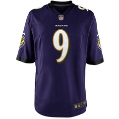Justin Tucker Baltimore Ravens Youth Game Jersey - Purple Jerseys