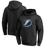 Tampa Bay Lightning Rinkside Pond Hockey Pullover Hoodie - Black | US 2229573