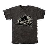 Men's Colorado Avalanche Black Rink Warrior Tri-Blend T-Shirt | US 2265456