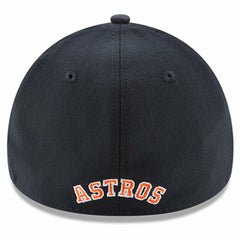 Houston Astros New Era Button Team Classic 39THIRTY Flex Hat - Navy Hats