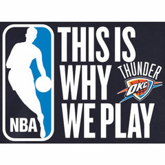 Oklahoma City Thunder This Is Why We Play Pullover Hoodie Navy outlet