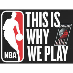 Portland Trail Blazers This Is Why We Play Pullover Hoodie Black outlet