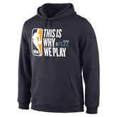 Utah Jazz This Is Why We Play Pullover Hoodie Navy