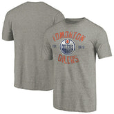 Edmonton Oilers Heritage Tri-Blend T-Shirt - Ash | US 2376469