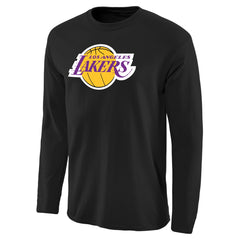 Los Angeles Lakers Primary Logo II Long Sleeve T-Shirt Black outlet