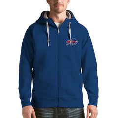 Buffalo Bills Antigua Victory Full-Zip Hoodie - Royal Hoodies