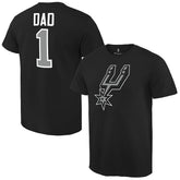 San Antonio Spurs #1 Dad T-Shirt Black