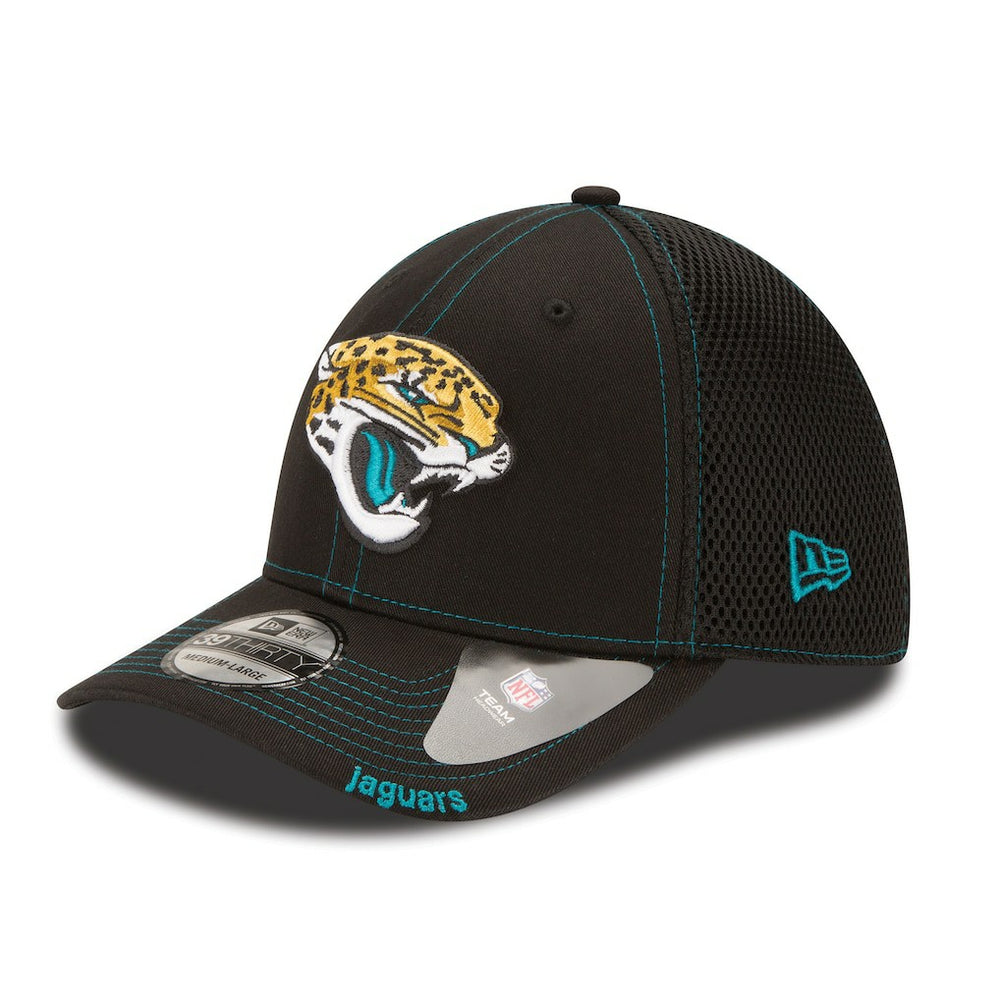 Jacksonville Jaguars New Era Neo 39THIRTY Flex Hat - Black - Hats
