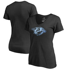 Nashville Predators Women's Pond Hockey T-Shirt - Black | US 2490561