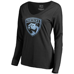 Florida Panthers Women's Pond Hockey Long Sleeve T-Shirt - Black | US 2490587
