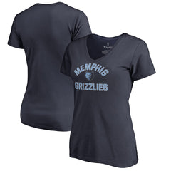 Memphis Grizzlies Women's Overtime V-Neck T-Shirt Navy