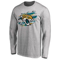 Jacksonville Jaguars True Colors Long Sleeve T-Shirt - Ash T-shirts