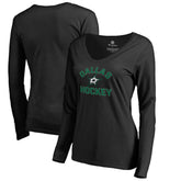 Dallas Stars Women's Overtime Long Sleeve T-Shirt - Black | US 2516007