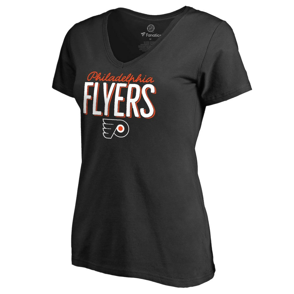 Philadelphia Flyers Women's Nostalgia T-Shirt - Black | US 2516239