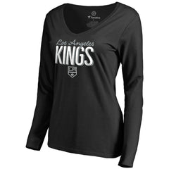 Los Angeles Kings Women's Nostalgia Long Sleeve T-Shirt - Black | US 2516261